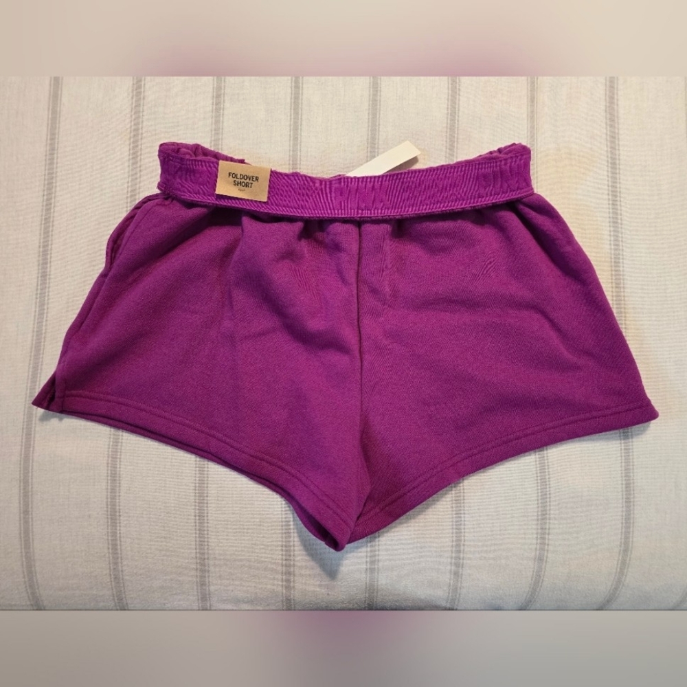 NWT PINK Foldover Shorts
